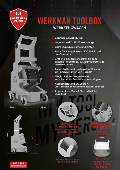 Werkman Werkzeugwagen "PRO"