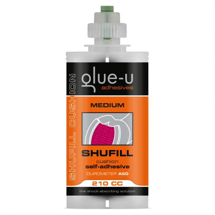 Hufpolster glue-u adhesives SHUFILL URETHANES A50 medium 210 ml